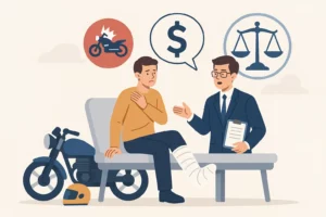 נפצעת בתאונת אופנוע? כך תדע אם אתה זכאי לפיצוי